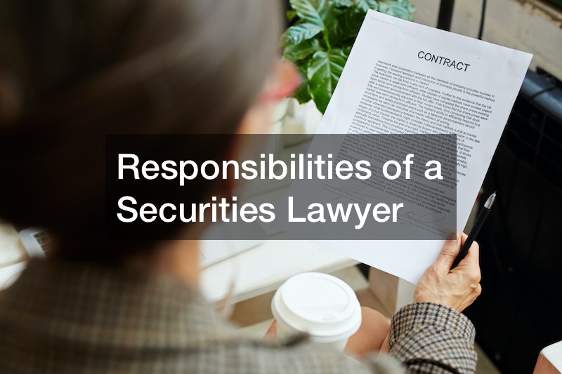 Responsibilities of a Securities Lawyer