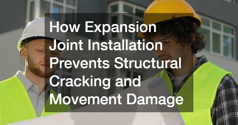 How Expansion Joint Installation Prevents Structural Cracking and Movement Damage
